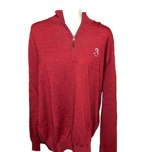 Fairway Greene The Natural Merino Wool 3/4 Zip Sweater XL